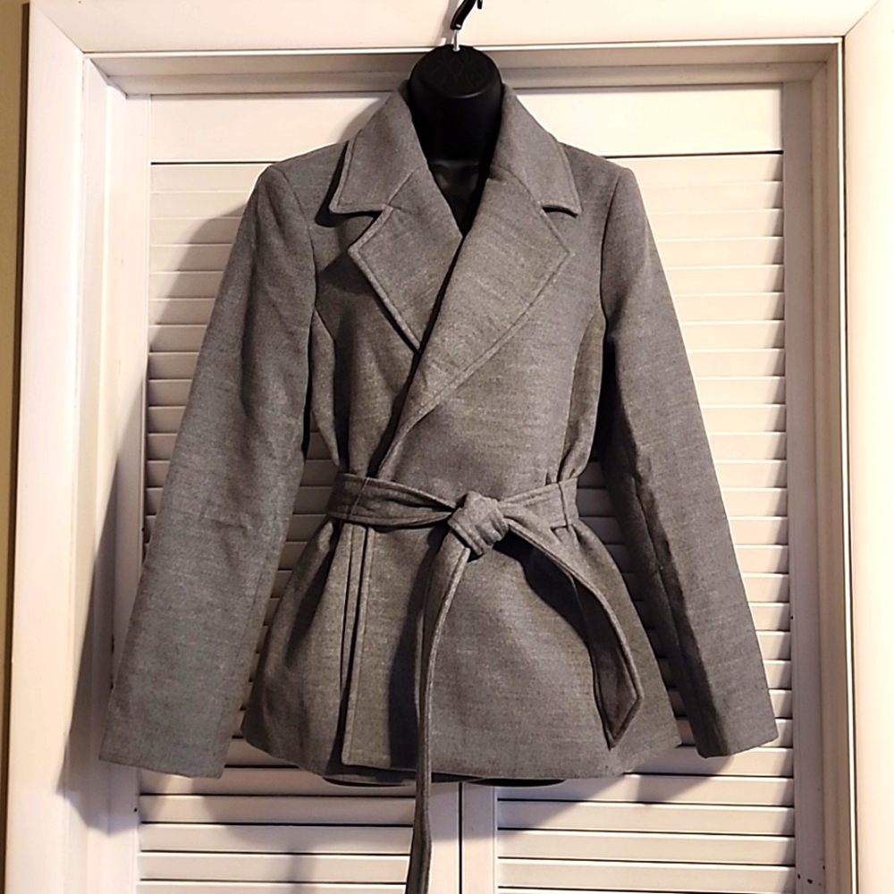 Loft Dress Coat with Tie-Waist